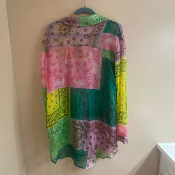 AKIRA Multicolor Paisley Shirt - Picture 4 of 5